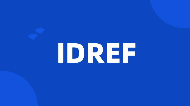 IDREF