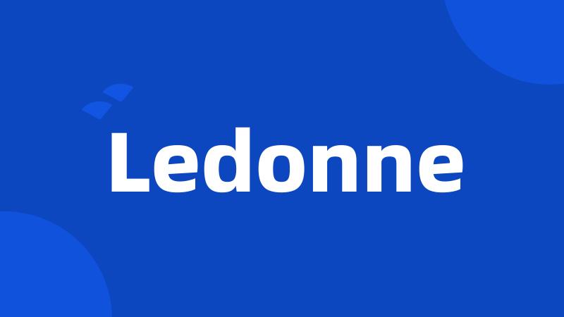 Ledonne