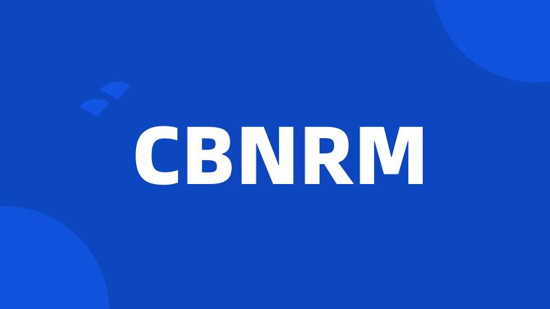 CBNRM