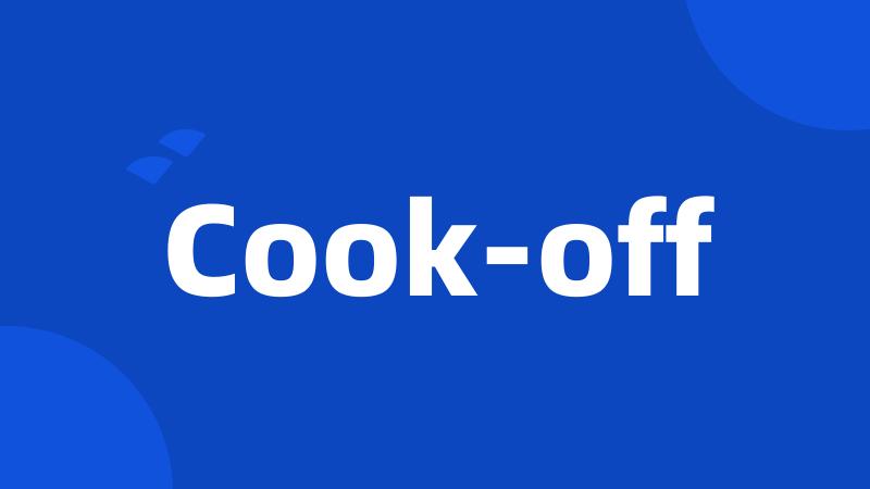 Cook-off