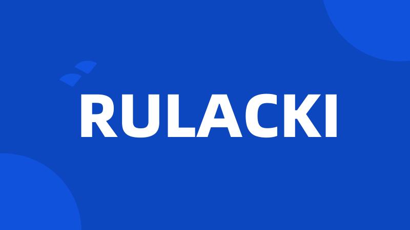 RULACKI