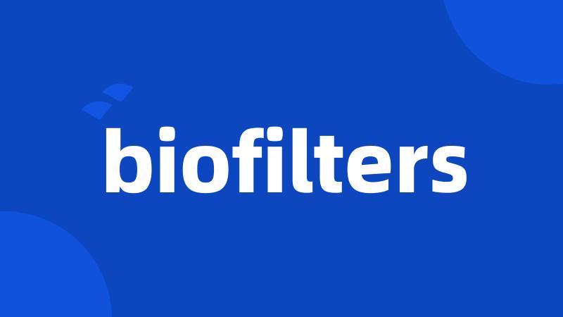 biofilters