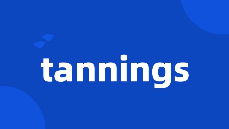 tannings