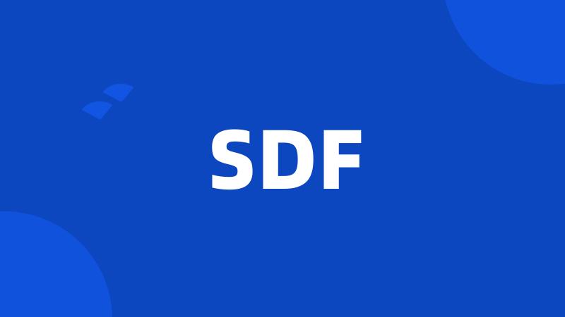 SDF