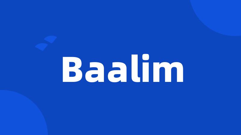 Baalim