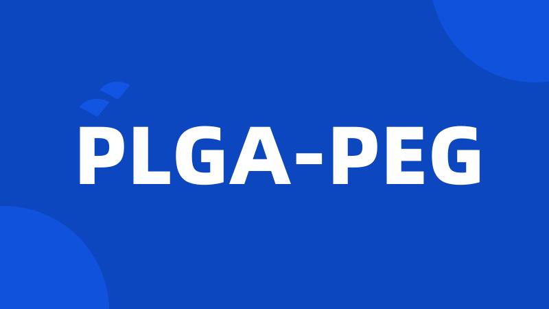 PLGA-PEG