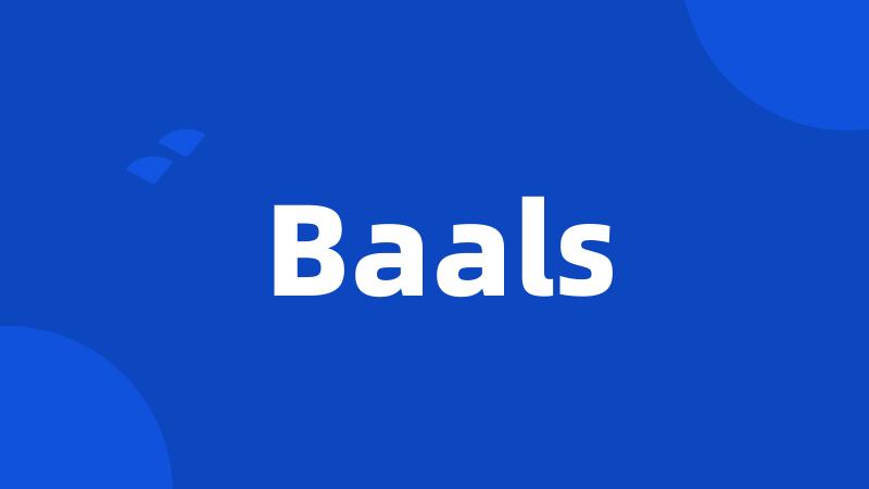 Baals