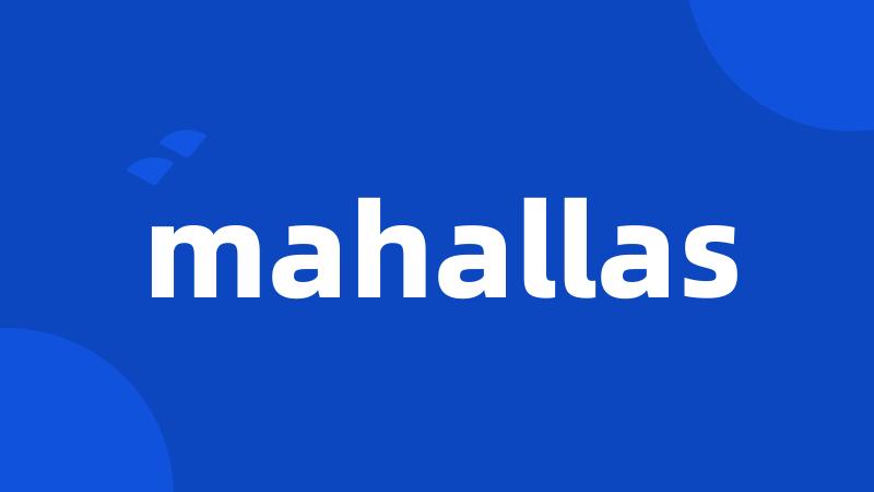 mahallas