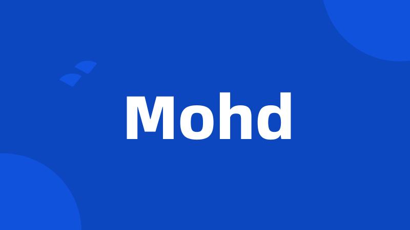 Mohd