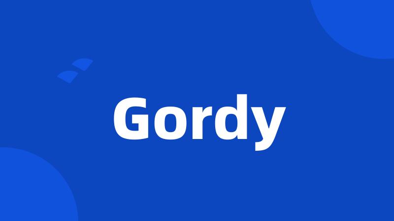 Gordy