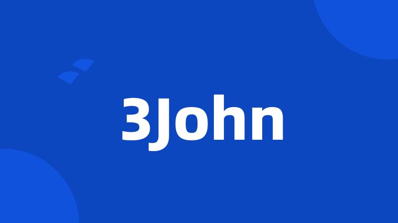 3John