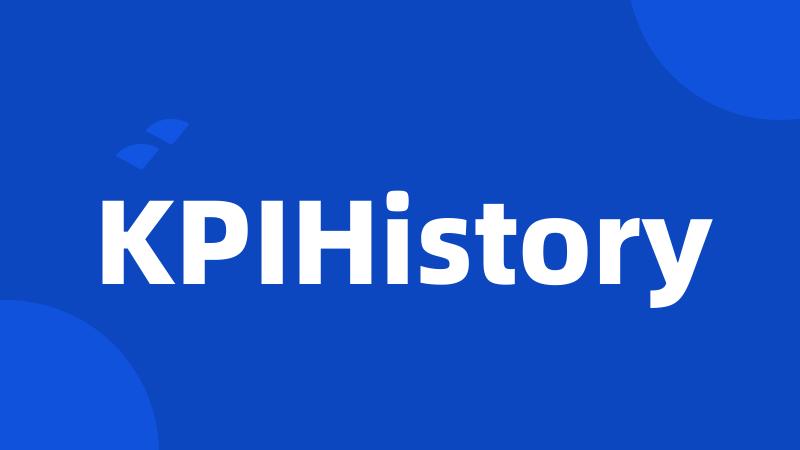 KPIHistory