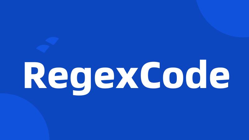 RegexCode