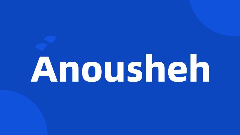 Anousheh