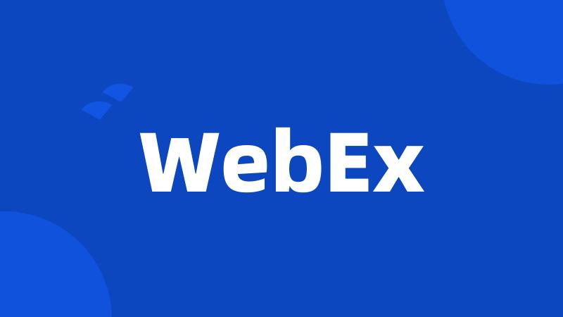 WebEx