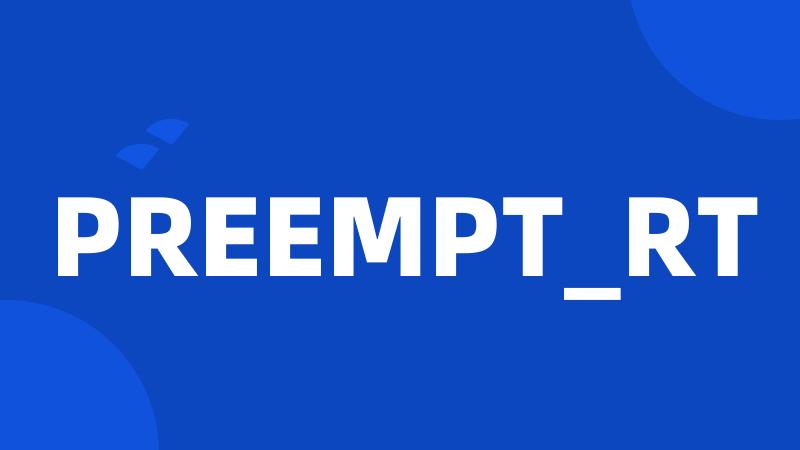 PREEMPT_RT