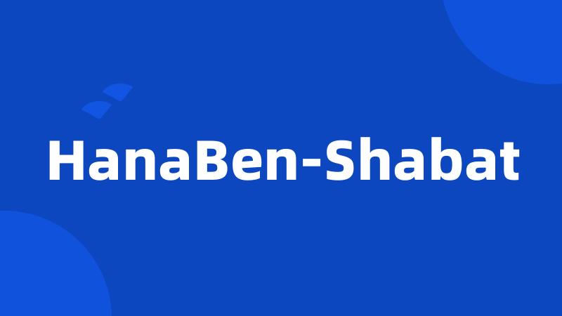 HanaBen-Shabat
