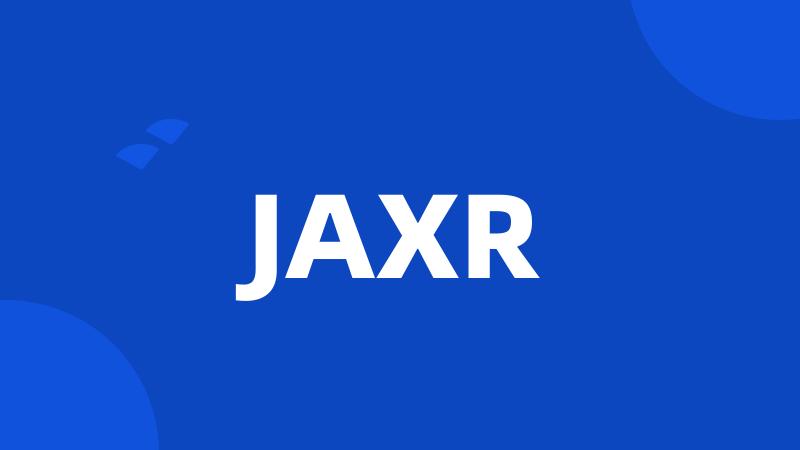 JAXR