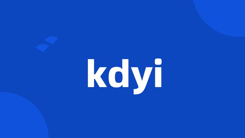 kdyi