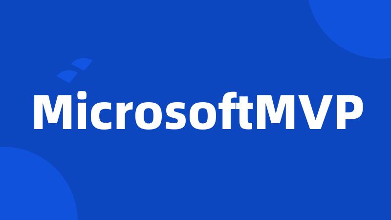 MicrosoftMVP