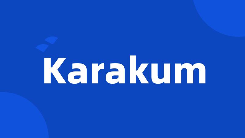 Karakum