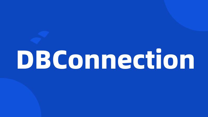 DBConnection