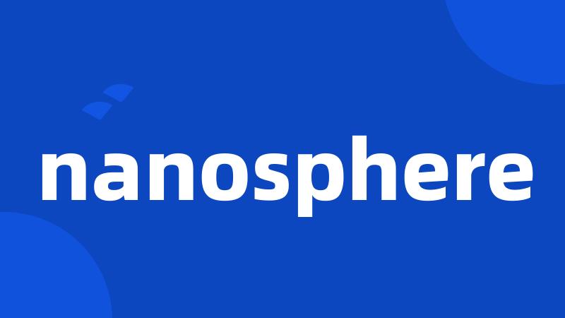 nanosphere