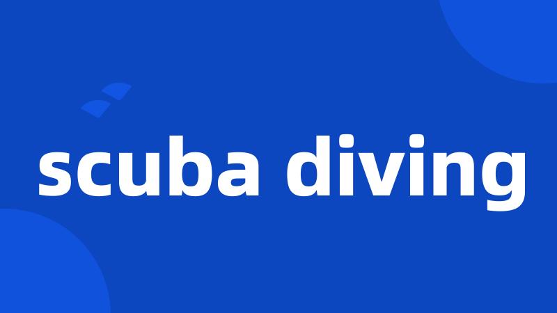 scuba diving