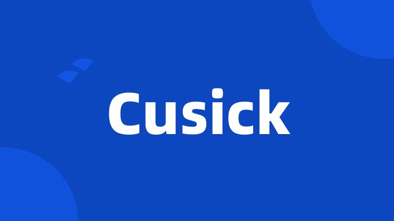 Cusick