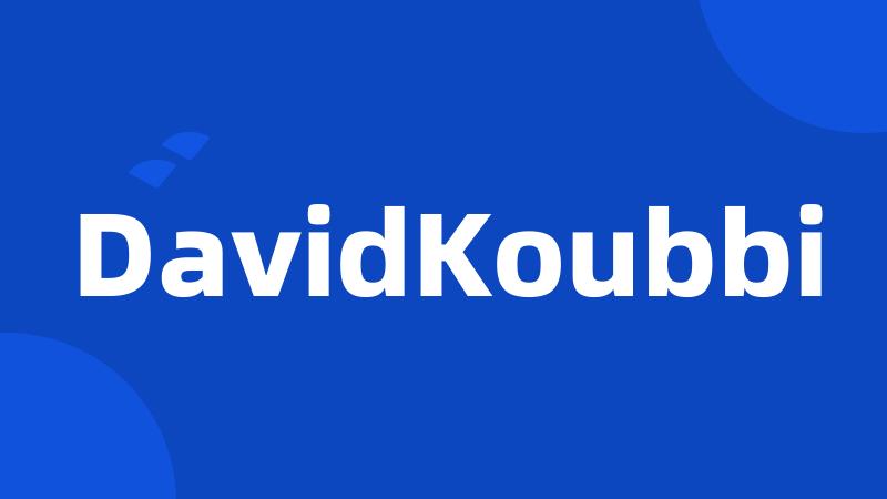 DavidKoubbi