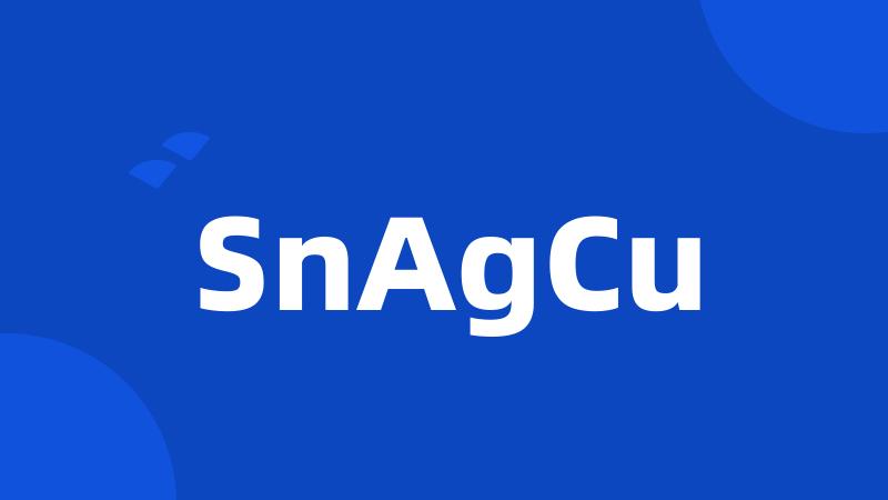 SnAgCu