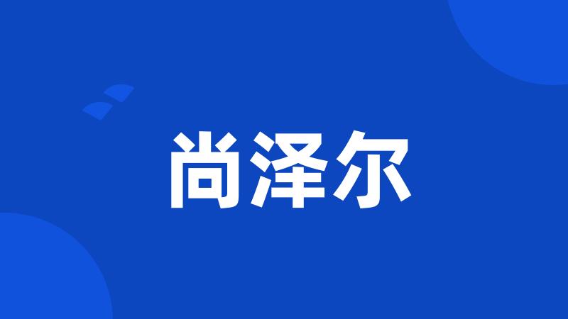 尚泽尔