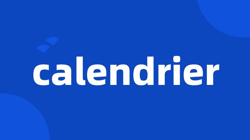 calendrier