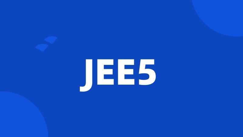 JEE5