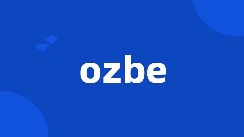 ozbe