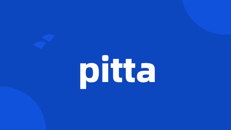 pitta