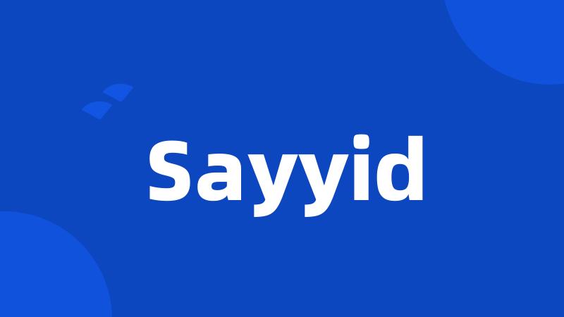 Sayyid