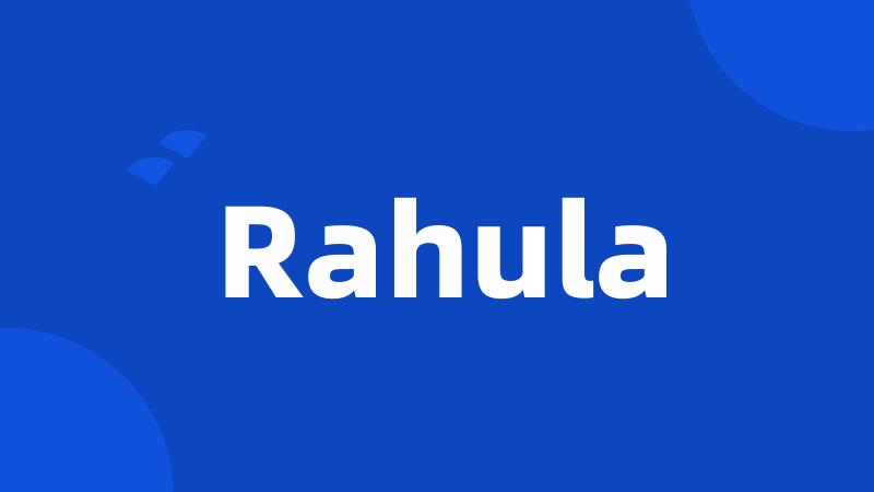 Rahula