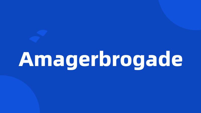 Amagerbrogade