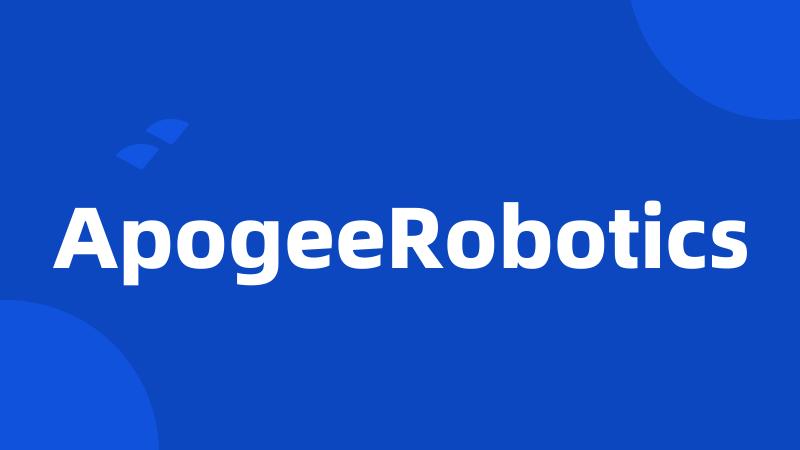 ApogeeRobotics