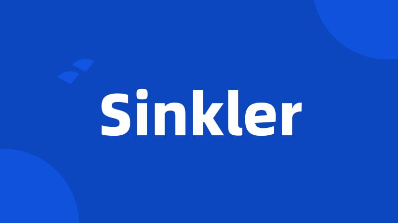 Sinkler