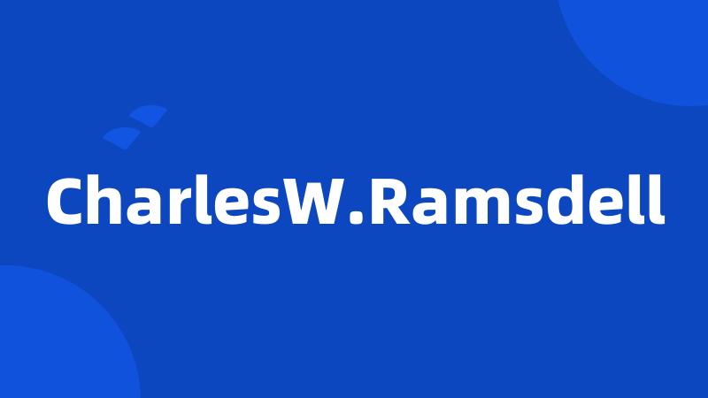 CharlesW.Ramsdell