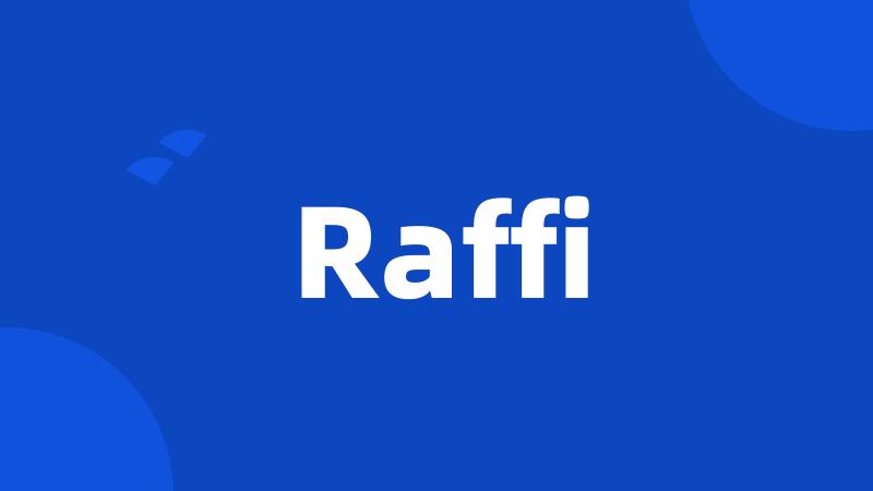 Raffi