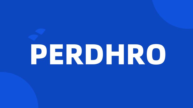 PERDHRO