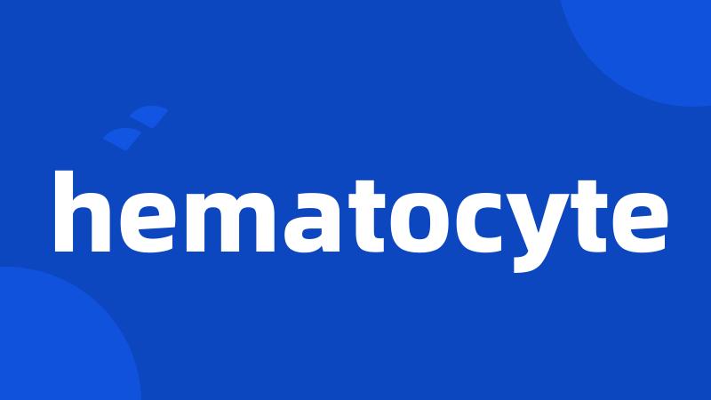 hematocyte