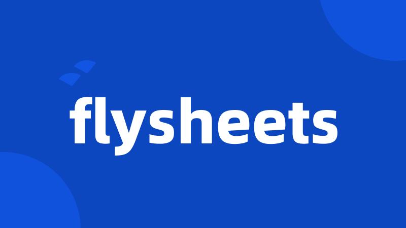 flysheets