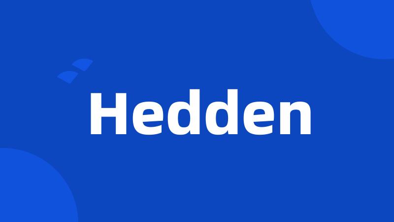 Hedden