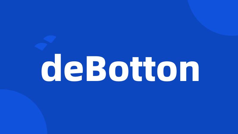 deBotton