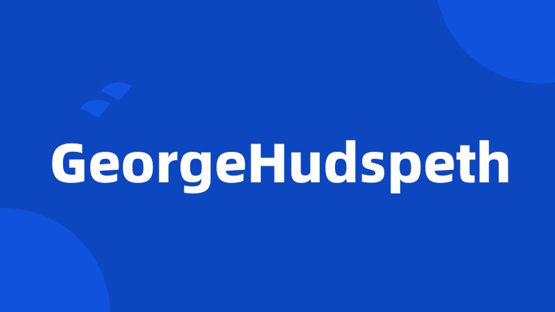 GeorgeHudspeth