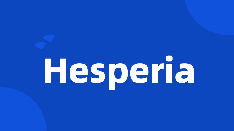 Hesperia